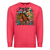 Cardinal long live cowgirls Premium Sweatshirt - OliviaCreatesArt