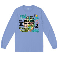 Colony Blue mens mental health matters Long Sleeve Tee - Artiststas