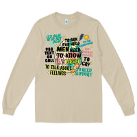 Mushroom mens mental health matters Long Sleeve Tee - Artiststas