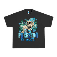 Pigment Black Freezing To Death Urban Heavy Tee - MaliasSmallBusiness