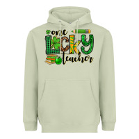 Matcha St. Patrick's One lucky Teacher Heavyweight Hoodie - OliviaCreatesArt