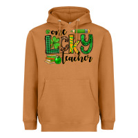 Meerkat St. Patrick's One lucky Teacher Heavyweight Hoodie - OliviaCreatesArt