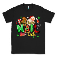 Black santas favorite nail tech Classic Tee - MaliasSmallBusiness