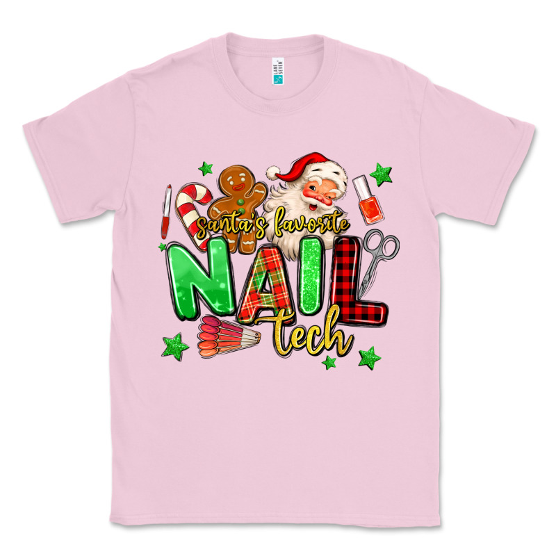 Santas Favorite Nail Tech Classic Tee by MaliasSmallBusiness | Teevron