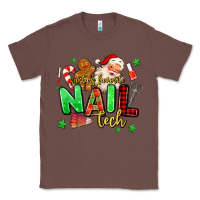 Chestnut santas favorite nail tech Classic Tee - MaliasSmallBusiness