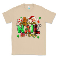 Mushroom santas favorite nail tech Classic Tee - MaliasSmallBusiness