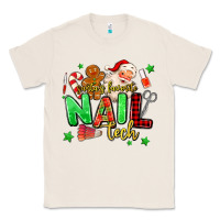 Natural santas favorite nail tech Classic Tee - MaliasSmallBusiness