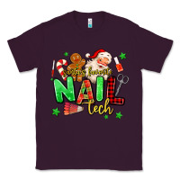 Plum santas favorite nail tech Classic Tee - MaliasSmallBusiness