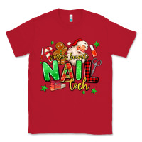 Red santas favorite nail tech Classic Tee - MaliasSmallBusiness