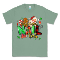 Sage santas favorite nail tech Classic Tee - MaliasSmallBusiness