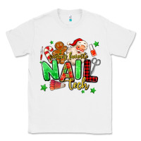 White santas favorite nail tech Classic Tee - MaliasSmallBusiness