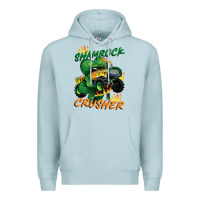 Blue Mist Shamrock crusher St. Patrick's Day Premium Hoodie - CowGirlArtShop