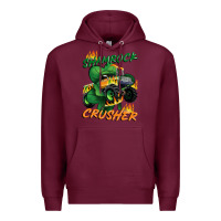 Burgundy Shamrock crusher St. Patrick's Day Premium Hoodie - CowGirlArtShop