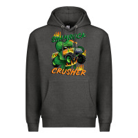 Charcoal Heather Shamrock crusher St. Patrick's Day Premium Hoodie - CowGirlArtShop