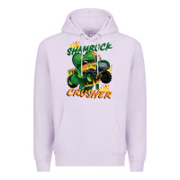 Lilac Shamrock crusher St. Patrick's Day Premium Hoodie - CowGirlArtShop