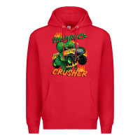 Red Shamrock crusher St. Patrick's Day Premium Hoodie - CowGirlArtShop