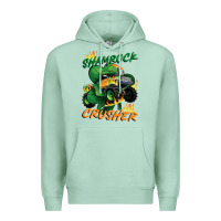 Seafoam Shamrock crusher St. Patrick's Day Premium Hoodie - CowGirlArtShop
