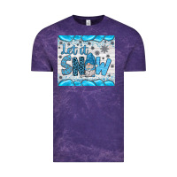 Cloud Purple let it snow Vintage Tee - JahusDesignShop