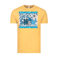 Vintage Mustard let it snow Vintage Tee - JahusDesignShop