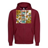 Burgundy auntie with lightning bolt Zipper Hoodie - TumblerDesignByShophia