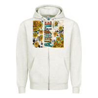 Auntie With Lightning Bolt Zipper Hoodie | Teevron