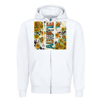 White auntie with lightning bolt Zipper Hoodie - TumblerDesignByShophia