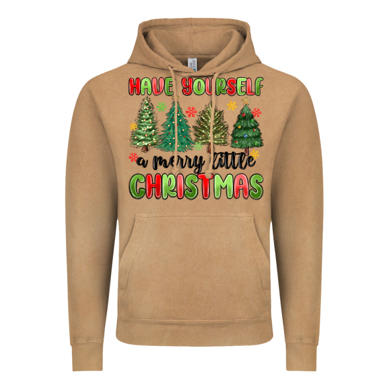 Have Yourself A Merry Little Christmas Vintage Hoodie by MaliasSmallBusiness | Teevron