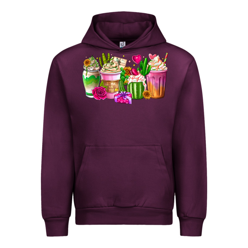 Stuck On You Cup Urban Hoodie by CowhideDigitalArt | Teevron