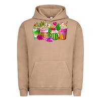 Pigment Burro Stuck On You Cup Urban Hoodie - CowhideDigitalArt