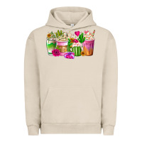 Pigment French Oak Stuck On You Cup Urban Hoodie - CowhideDigitalArt