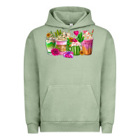 Pigment Oil Green Stuck On You Cup Urban Hoodie - CowhideDigitalArt