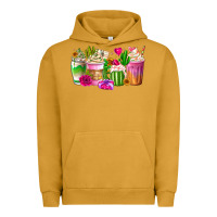Pigment Peanut Butter Stuck On You Cup Urban Hoodie - CowhideDigitalArt