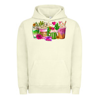 Pigment Pistachio Stuck On You Cup Urban Hoodie - CowhideDigitalArt