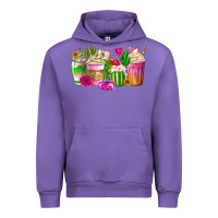 Tulip Stuck On You Cup Urban Hoodie - CowhideDigitalArt