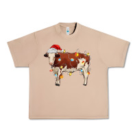Burro Christmas cow Urban Heavy Tee - MaliasSmallBusiness