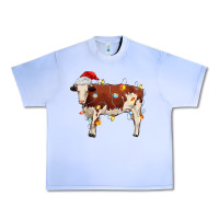 Grape Ice Christmas cow Urban Heavy Tee - MaliasSmallBusiness