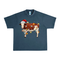 Christmas Cow Urban Heavy Tee | Teevron