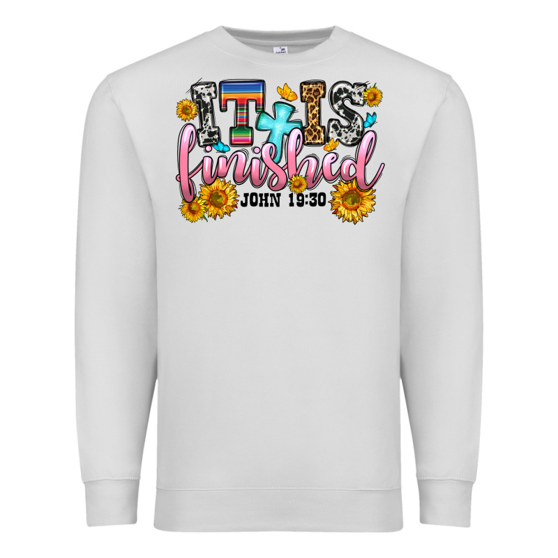 It Is Finished John 19 30 Premium Sweatshirt by OliviaCreatesArt | Teevron