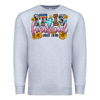 Heather Grey it is finished john 19 30 Premium Sweatshirt - OliviaCreatesArt