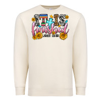 Sandshell it is finished john 19 30 Premium Sweatshirt - OliviaCreatesArt