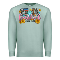 Seafoam it is finished john 19 30 Premium Sweatshirt - OliviaCreatesArt