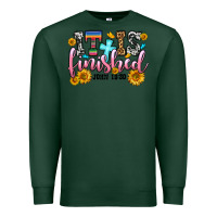 Sports Green it is finished john 19 30 Premium Sweatshirt - OliviaCreatesArt