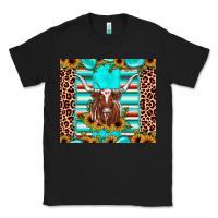 Black texas longhorn sunflower gemstone Classic Tee - JahusDesignShop