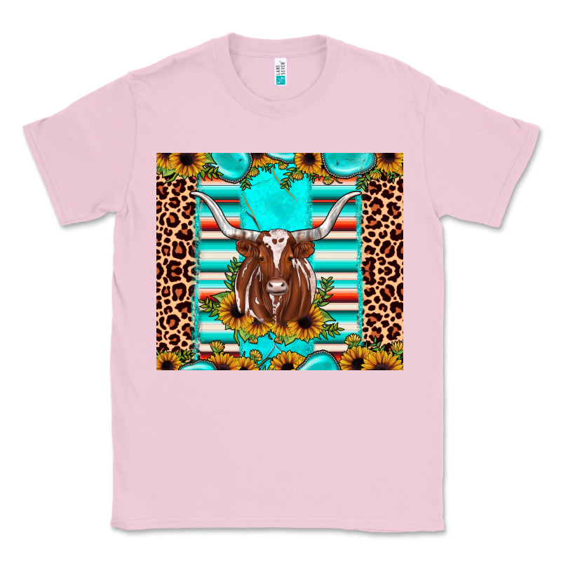 Texas Longhorn Sunflower Gemstone Classic Tee by JahusDesignShop | Teevron