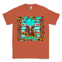 Copper texas longhorn sunflower gemstone Classic Tee - JahusDesignShop