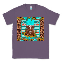 Lavender texas longhorn sunflower gemstone Classic Tee - JahusDesignShop