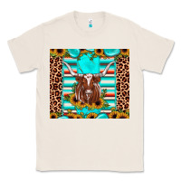 Natural texas longhorn sunflower gemstone Classic Tee - JahusDesignShop