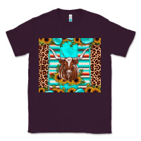Plum texas longhorn sunflower gemstone Classic Tee - JahusDesignShop