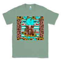 Sage texas longhorn sunflower gemstone Classic Tee - JahusDesignShop