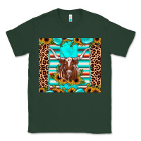 Sports Green texas longhorn sunflower gemstone Classic Tee - JahusDesignShop